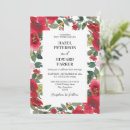 Pesquisar por floral vermelho casamento convites Boho bohemian