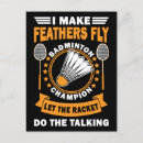 Pesquisar por badminton cartoes postais Engraçado