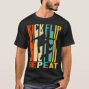 Pesquisar por kickflip camisetas Skateboarder