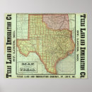 Pesquisar por mapa estado texas pôsteres Condados