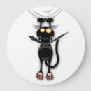 Pesquisar por gato gatinho relogios de parede Divertido