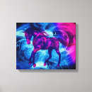 Pesquisar por cavalo preto impressão de canvas Equino
