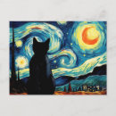 Pesquisar por van gogh starry night cartoes postais Azul