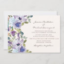 Pesquisar por roxo e azul casamento convites Elegante