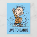 Pesquisar por dancing cartoes postais Charlie brown