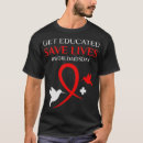Pesquisar por ajuda à consciência camisetas Hiv