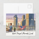 Pesquisar por dia trabalhador cartoes postais Bandeira americana