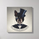 Pesquisar por boston terrier impressão de canvas Canino