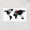 Pesquisar por mapa do vintage cartao de visita Viagem