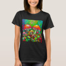 Pesquisar por cogumelos vermelhos camisetas Retrô