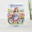 Pesquisar por bicicleta com flores cartoes For kids