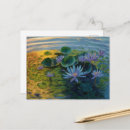 Pesquisar por lírios de água azul cartoes postais Monet claude