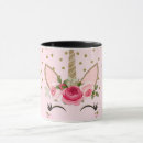Pesquisar por unicórnio cor de rosa canecas Flores
