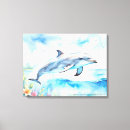 Pesquisar por golfinhos impressão de canvas Natação