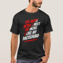 Pesquisar por dachshund engraçado camisetas Animais de companhia