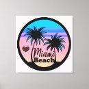 Pesquisar por miami impressão de canvas Praia