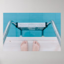 Pesquisar por um pé pôsteres Piscina