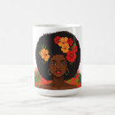 Pesquisar por flores no cabelo canecas Afro