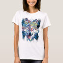 Pesquisar por desenho do lobo camisetas For her
