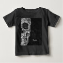 Pesquisar por crânio bebê camisetas gótico