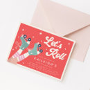 Pesquisar por patinagem aniversário convites Retro de groovy