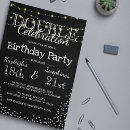 Pesquisar por festa de aniversário preto e branco 13 18 convites elegante