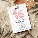 Pesquisar por sexto aniversário convites Doce dezesseis