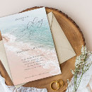 Pesquisar por praia casamento convites Moderno