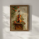 Pesquisar por violino pôsteres Floral