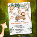 Pesquisar por safari party convites Menino bebê