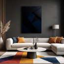 Pesquisar por fundo azul impressão de canvas Moderno