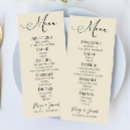 Pesquisar por menu criativo do casamento casamento cardápios Elegante