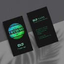 Pesquisar por deejay cartao de visita Techno