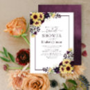 Pesquisar por sunflower bridal shower convites Floral