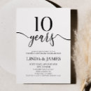 Pesquisar por 10 anos de convites aniversário casamento Para eles