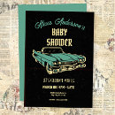 Pesquisar por vintage car convites Verde
