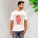 Pesquisar por mão vermelha camisetas For him