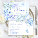 Pesquisar por roxo azul aniversário convites Elegante