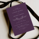Pesquisar por roxo elegante casamento convites Mínimo