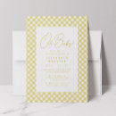 Pesquisar por xadrez amarela convites Gingham amarelo