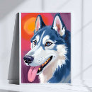 Pesquisar por husky siberiano pôsteres Retrato