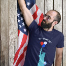 Pesquisar por estátua liberdade camisetas Vermelho branco e azul
