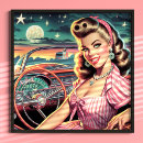 Pesquisar por retro bonito pôsteres Pinup