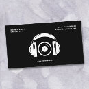Pesquisar por música dj cartao de visita Fones de ouvido