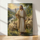 Pesquisar por jesus impressão de canvas Arte cristã
