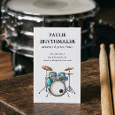Pesquisar por percussão cartao de visita Baterista