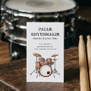 Pesquisar por percussionista cartao de visita Baterista