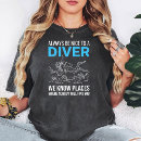 Pesquisar por mergulhador camisetas Oceano