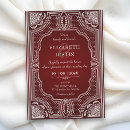 Pesquisar por vermelho marrom casamento convites Romântico