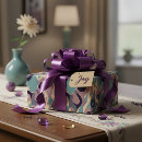 Pesquisar por onda azul papel de presente Roxo